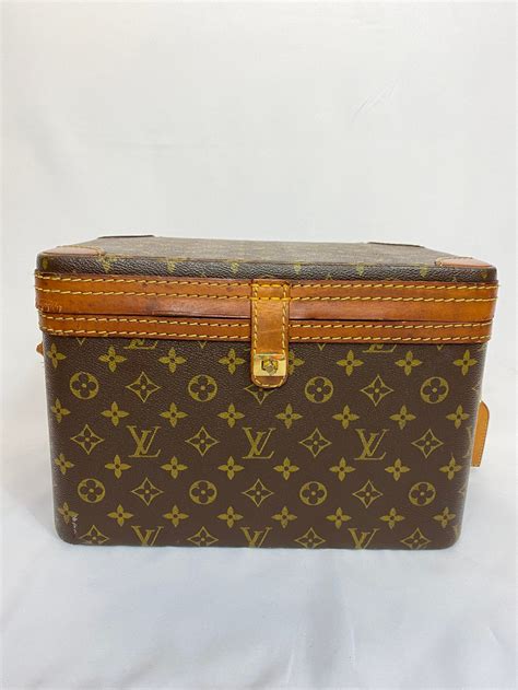 louis vuitton cloth vanity case|louis vuitton vanity case vintage.